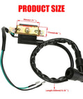 Ignition Coil Starter Solenoid Voltage Regulator CDI Kit For Chinese ATV Quad Dirt Bike Go Kart 4 Stroke Engines 90cc 110cc 125cc