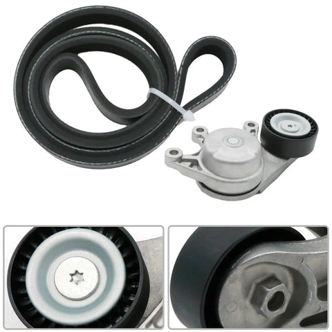 Drive Belt Tensioner And Ribbed V Belt Kit For BMW 228i 2014 2016 And X3 2013 2017 Replacement Part 11287618848 overview image