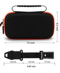 Hard Case Bundle With Magnetic Hanger Strap Replacement For Digital Multimeters MM400 MM325 MM300 MM200 ET140 MM720