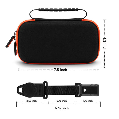 Hard Case Bundle With Magnetic Hanger Strap Replacement For Digital Multimeters MM400 MM325 MM300 MM200 ET140 MM720