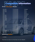 Compatibility chart for Wheel Bearing And Hub Assembly 5 Lug With Abs For VW Jetta Beetle Golf GTI Passat Tiguan And Audi A3 TT CC