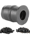 Super Tough M5 Rubber Nuts For Motorcycle And Atv Windscreen Fairing Fasteners showing rubber grommet with brass insert.