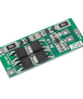 Badass 2S Battery Management Board With Automatic Balance Charging Circuit For 18650 Li Ion And Polymer Packs, compact green PCB with components.