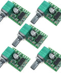 Compact USB Powered PAM8403 2 Channel Digital Power Amplifier Board 5V DC with 2 x 3W output and volume potentiometer