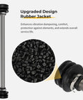 Close-up of rear propeller drive shaft with rubber jacket for Rhino 450 YXR45F and 660 YXR66F ATV UTV replacement sealed coupling.