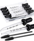 Glass Dropper Set With 10 Pieces Featuring 8 1ml Droppers And 2 Cleaning Tools, Bent And Straight Tip Pipettes