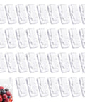 Image of 30 Piece Vacuum Storage Bags Sealing Clip Reusable Zipper Labor Saver Sliding Grip for airtight food preservation with clips.