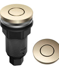 Flat Top Garbage Disposal Air Switch Button In Spot Free Antique Champagne Bronze Super Easy Replacement Universal Fit