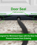 Heavy Duty EV Charger Cable Protector for Garage Door Pass Through with Soft Rubber Shield reducing gaps under door