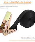 10 Pack 1 Inch By 20 Foot Endless Ratchet Straps No Hook Heavy Duty Tie Downs 1760 Lbs Break Strength detail view
