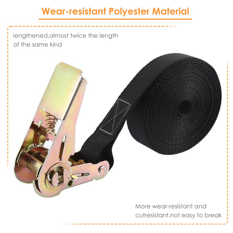 10 Pack 1 Inch By 20 Foot Endless Ratchet Straps No Hook Heavy Duty Tie Downs 1760 Lbs Break Strength detail view