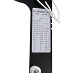 800 Lb Sailboat Rigging Tension Gauge Pro Grade High Precision for 2.5mm 3mm 4mm Wire Rope, calibration plate detail.