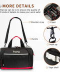 Heavy Duty 16 Inch Wide Mouth Tool Bag With 25 Pockets Waterproof 600D Polyester Organizer Built In Bottom Baffle and Details