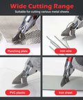 Sheet Metal Cutter Drill Attachment For Electric Drills, Heavy Duty Shear For Cutting Iron And Aluminum, tool cutting various materials