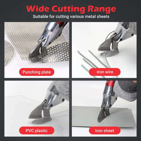 Sheet Metal Cutter Drill Attachment For Electric Drills, Heavy Duty Shear For Cutting Iron And Aluminum, tool cutting various materials