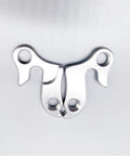 Derailleur Hanger 27 Replacement for Mountain and Road Bikes, durable aluminum, quick install with screws included, silver finish.
