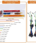 DIY Friendly All In One Breadboard Prototyping Kit With Six Boards 140 solid jumpers and 130 flexible wires for Arduino