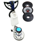 Beast Mode Commercial Floor Cleaning Machine With 18 Inch Head, Heavy Duty Industrial Scrubber And Polisher, Three Interchangeable Brushes