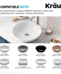 Dope Matte Black Pop Up Drain Assembly For Vessel Sinks And Overflow Free Sinks With Extended Thread compatibility chart