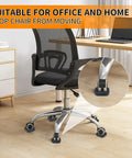 Office chair with 12 Pack Felt Furniture Coasters Caster Cups For Hardwood Floors Non Slip Pads That Keep Your Stuff From Sliding And Scratches