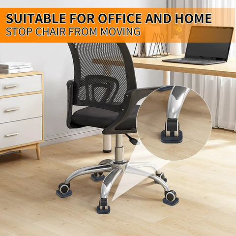 Office chair with 12 Pack Felt Furniture Coasters Caster Cups For Hardwood Floors Non Slip Pads That Keep Your Stuff From Sliding And Scratches