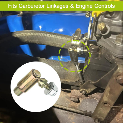 Throttle Disconnect Quick Release Ball Joint Set, 2 Pack, Fast Throttle Linkage Removal And Reattachment, 10-32 Female Threads For Secure, Smooth Operation, Ideal For Tuning And Maintenance on carburetor linkage