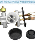 Go Kart Hydraulic Brake Master Cylinder Universal Fit For 90cc To 250cc ATV Buggy Quad With Pro Grade Aluminum Build with cover and components