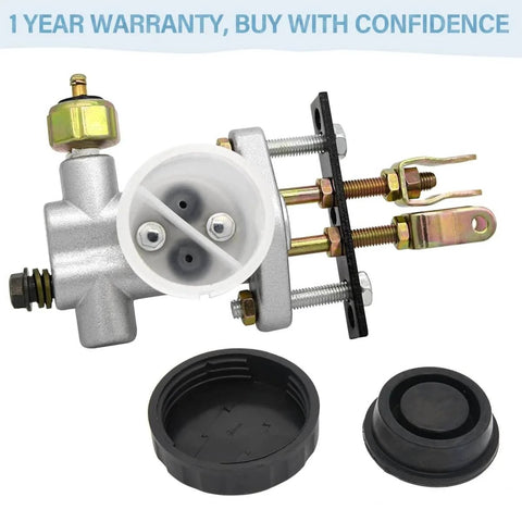 Go Kart Hydraulic Brake Master Cylinder Universal Fit For 90cc To 250cc ATV Buggy Quad With Pro Grade Aluminum Build with cover and components