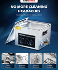 15L Ultrasonic Cleaner With Knob, 760W Total Power, 40kHz Digital Cavitation And Heater, shown with open lid for industrial use