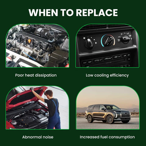 Image showing signs to replace AC Compressor With Clutch Fits Nissan Altima And Infiniti Qx60 2.5L 3.5L Engines Replacement CO29073C.