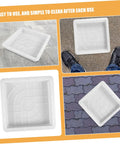 DIY Concrete Molding Kit With 2 Piece Paver Molds For Patio Garden Pathway Cement Molds Plastic Paving Edging Forms Create Custom Walkways And Edges Fast And Easy shown in various uses