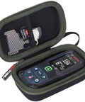 Hard Case For Bosch GLM165 25G 27CGL 165 Ft Laser Measure Shockproof Water Resistant Durable EVA Shell With Snug Fit Keeps Your Laser Distance Tool Safe On The Jobsite, open case
