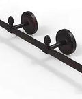 Prestige Regal Collection 3 Arm Guest Towel Holder In Venetian Bronze Wall Mount Hand Towel Rack angled view.