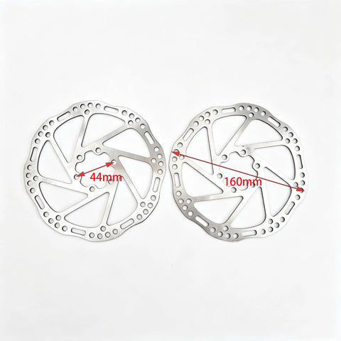 Front And Rear Mechanical Disc Brake Kit For 26 Inch Bicycles Mountain Bike Road Bike 160 Mm Rotor with 44mm hub holes