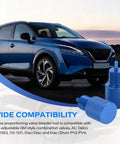 Real Deal Brake Proportioning Valve Bleeder Tool Fits Gm Combo Valves And Ac Delco Parts, heavy-duty blue aluminum bleeder tool for brakes.
