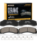 Ceramic Front Brake Pads Set For Ford Expedition 2010-2017, Ford F-150 2010-2017, Lincoln Navigator 2010-2017 with packaging