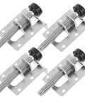 Adjustable Furniture Feet Set Four Pack With Leveling Posts Anti Skid Leg Pads For Tables Chairs Cabinets Heavy Duty Riser Feet