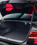 Open trunk displaying Two Pack Rear Hatch Lift Supports For Subaru Outback And Legacy 2010 To 2014 Trunk Gas Struts Liftgate Shocks