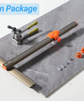 Pro Grade Porcelain Tile Cutter Kit With Manual Cutter Large 48 Inch Cut Capability Power Pliers 3 Cutting Blades And Wheels