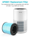 Replacement Filters For AP0601 Air Purifier, 4-In-1 High-Efficiency HEPA Filter, 2 Pack shown with air purifier unit.