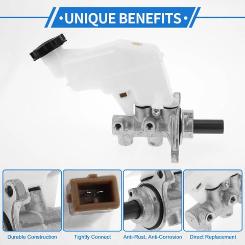 Brake Master Cylinder With Reservoir For Hyundai Elantra 2011 2014 Hydraulic Master Cylinder Replacement Easy Install