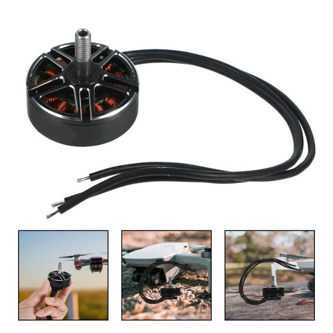 1300Kv Brushless Alloy Drone Motor With M3 Axle And 18Awg Wire For 7 Inch Drones High Efficiency Beast Mode Durable Power motor close-up