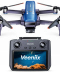V11PRO RC2 Drone With 8K Camera And 3 Axis Gimbal Remote With Screen 4K 30FPS Video 1 2 CMOS Sensor 80 Minute Flight Time With Two Batteries