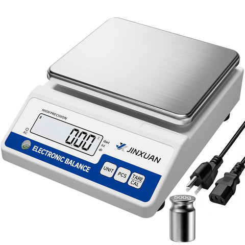 Pro Grade High Precision Lab Scale 6000g To 0.01g Digital Balance With 6 Kg Capacity 13 Lb LCD Display 7 Unit Conversion
