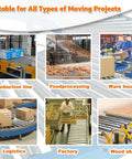 Heavy Duty Galvanized Stainless Steel Conveyor Rollers 3 Pack Industrial Grade Transfer Wheels for factory material handling in production lines.