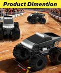 Amphibious 1 to 18 Scale RC Car Beasts All Terrain 4WD Off Road Pickup Waterproof 2.4GHz Remote Control Truck dimensions