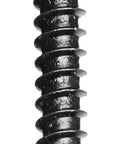 Beefy Heavy Duty Steel Sheet Metal Screw With Black Oxide Finish And Truss Head Phillips Drive Type A Point for thin metal and plywood.
