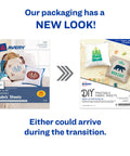 Packaging comparison of Printable Fabric Sheets For Inkjet Printer 8.5 By 11 Inch, Easy DIY Iron On Transfers, 5 Sheets Pack