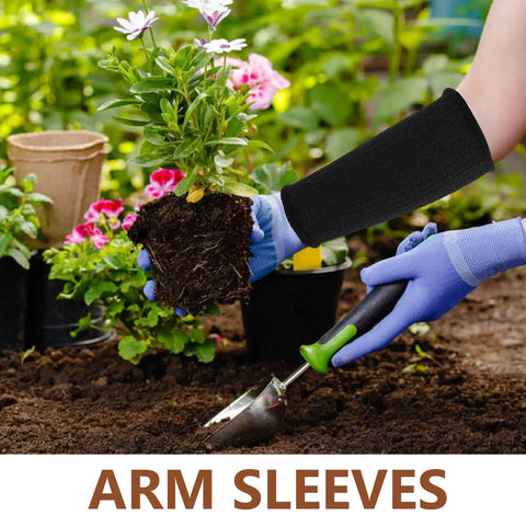 Slap On These Cut Resistant Arm Sleeves Black Two Pack For Welding Woodworking And Mechanic Jobs Heavy Duty Hppe Forearm Guards Keeping Real Trade Workers Safe All Day Long