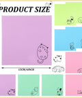 Sinmoe 20-pack cat-design microfiber cleaning cloths, 6x6 in, multicolor; for eyeglasses, camera lenses, phone screens.